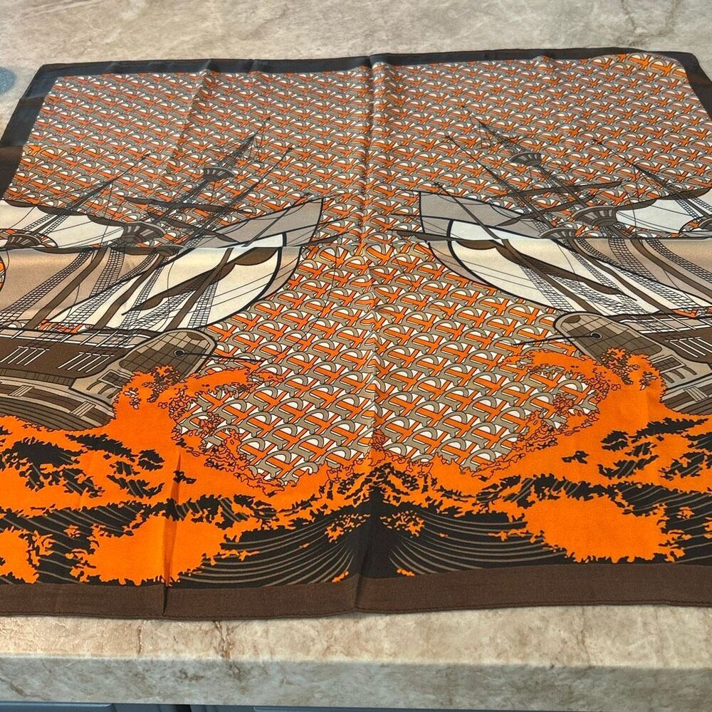 Pirate Ships Scarf NWOT